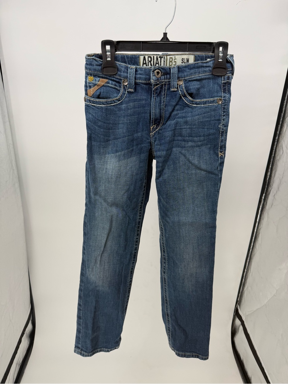 Youth Ariat Denim B5 Slim Straight Size 14, Adjustable Waistband.